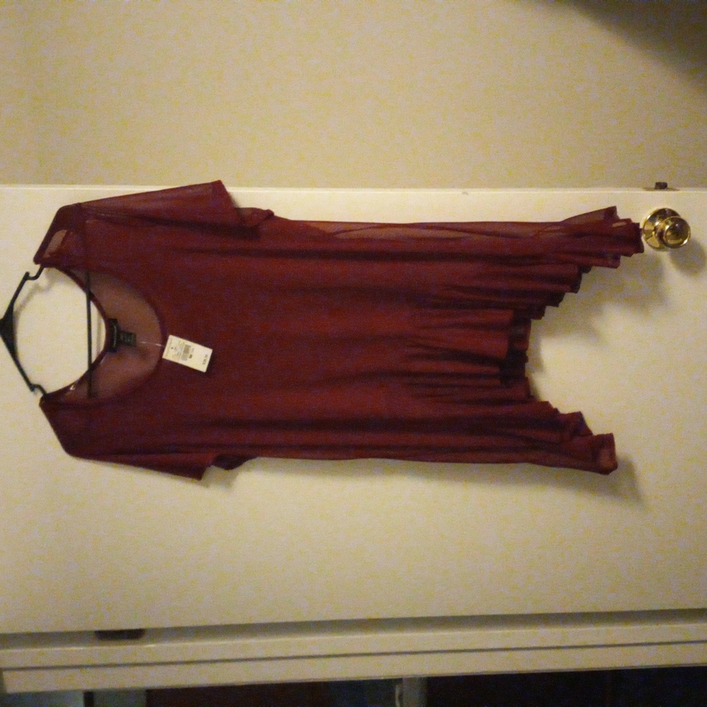 Burgundy Blouse